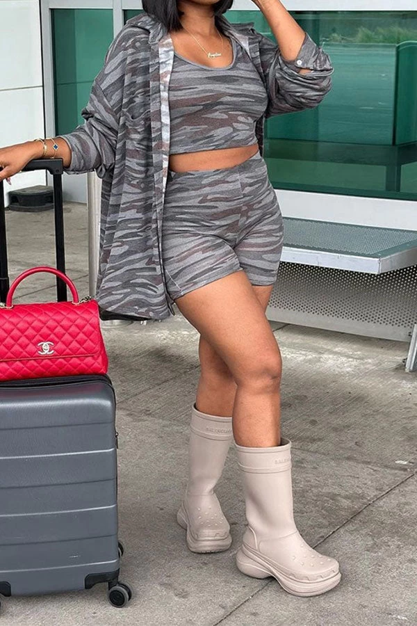 Camouflage Classic Pant Suit (Three Pieces) - Image 7